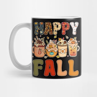 Happy Fall Y'all Autumn Halloween Pumpkin Spice Latte Mug